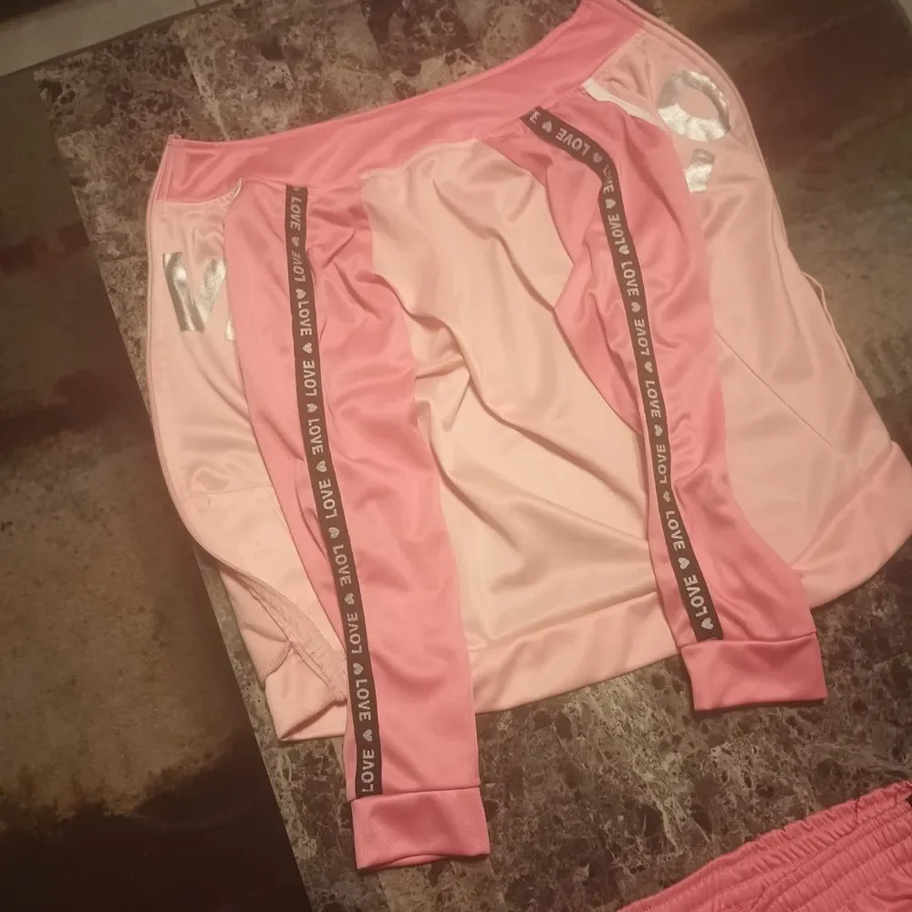 Kids Pink Jogging Suit
